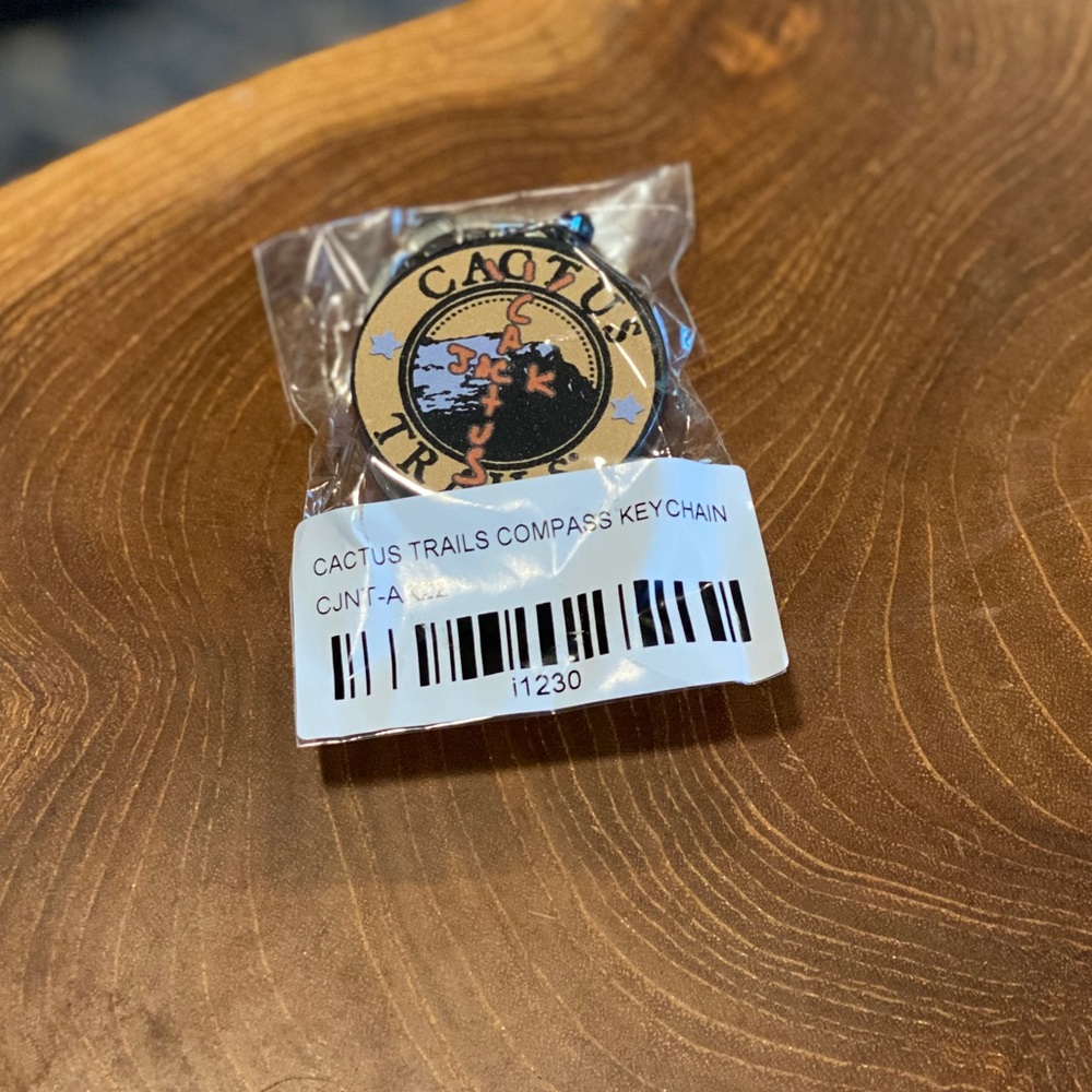 Cactus Jack Compass Keychain Travis Scott